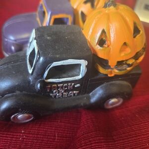 Halloween Pumpkin Truck Decor